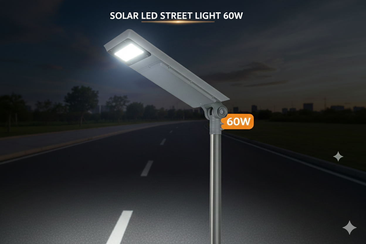 SOLAR LED STREET LIGHT 60W